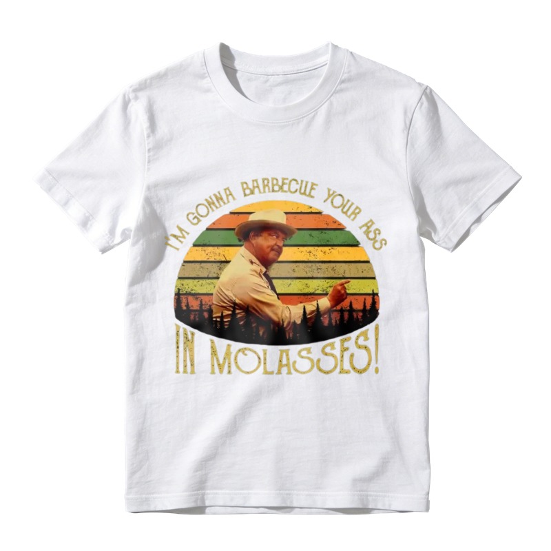 Barbecue Your Ass In Molasses Man With Hat And Grill Unisex Classic T-shirt