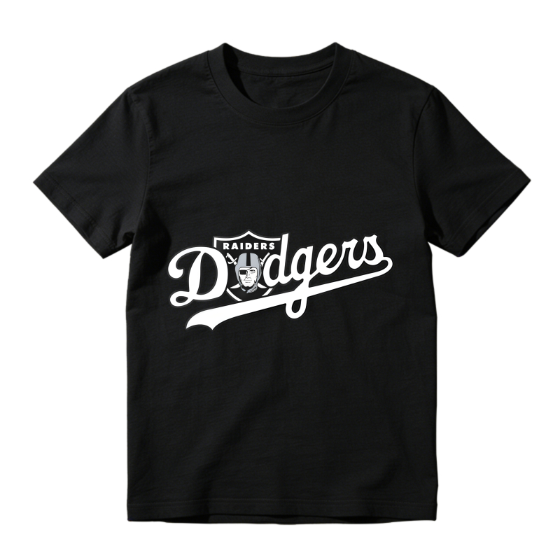 Dodgers Raiders Logo T-shirt