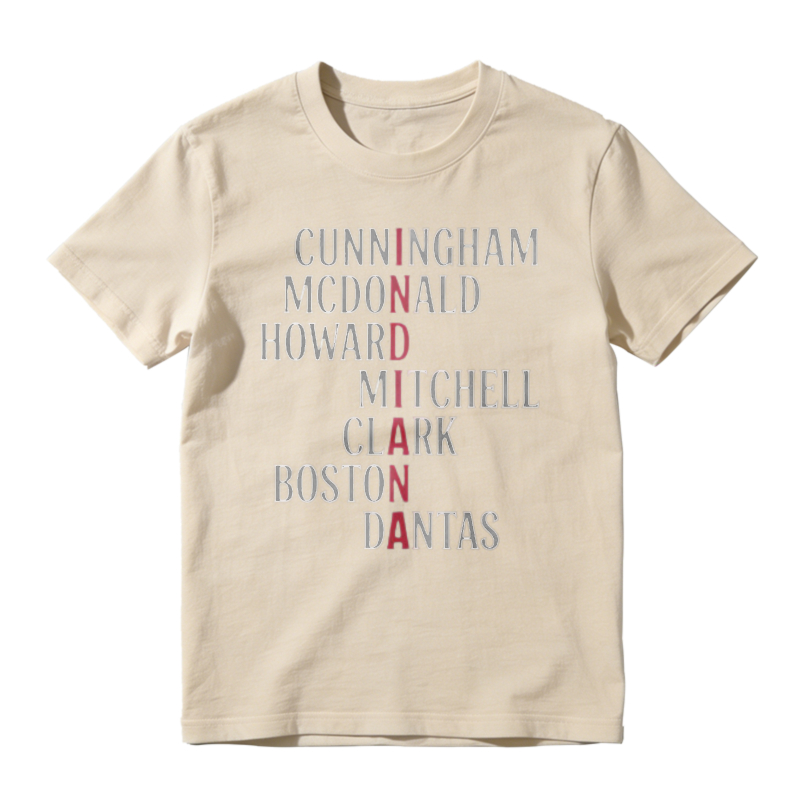 Cunningham Mcdonald Howard Mitchell Clark Boston Dantas Name List Unisex Classic T-shirt