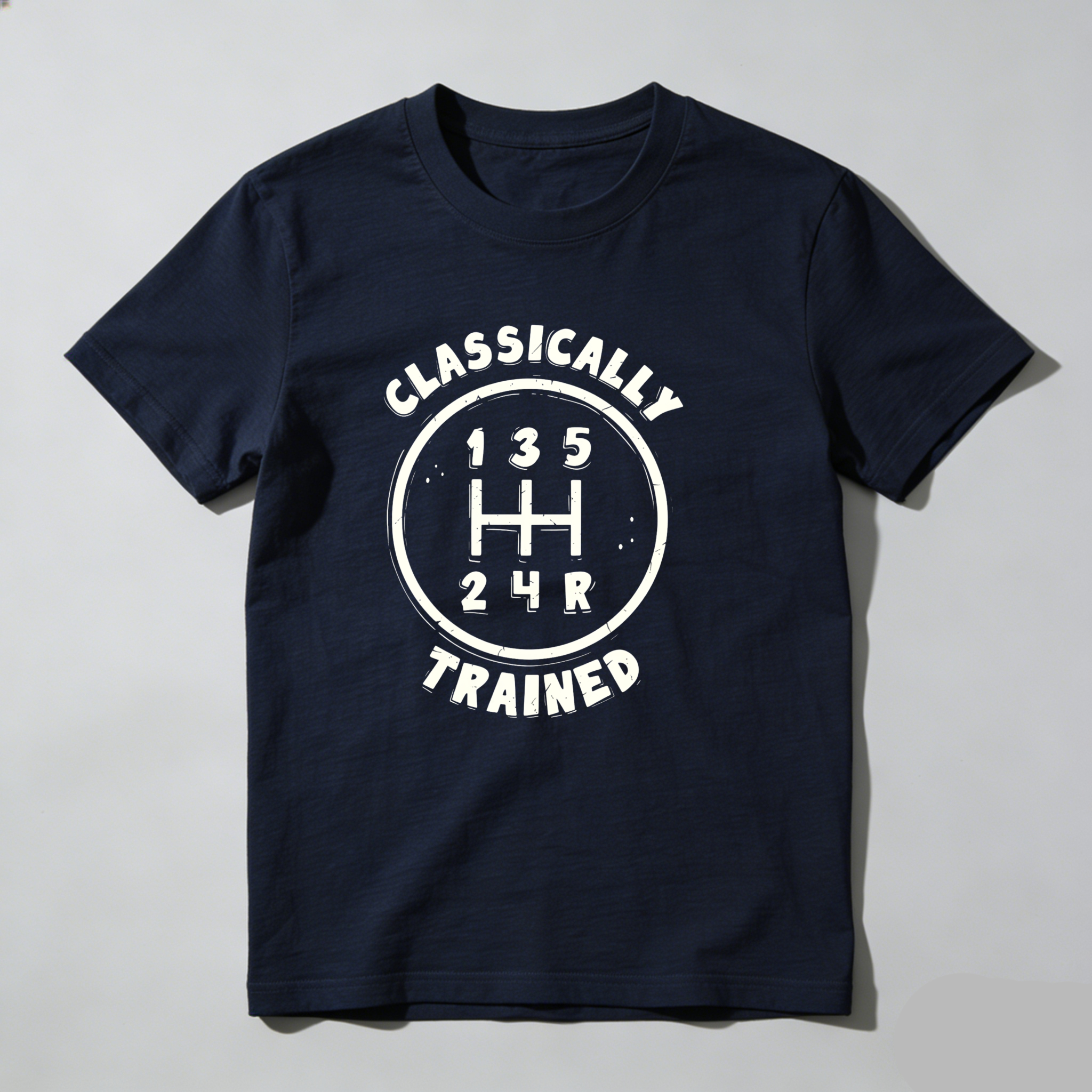 Dorawear™ Classically Trained Gear Shift Pattern T Shirt