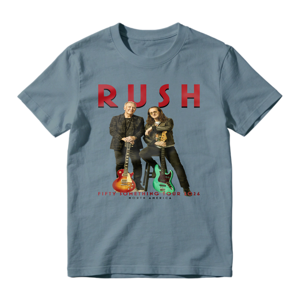 Rush Band Fifty Something Tour 2004 North America Graphic T-shirt