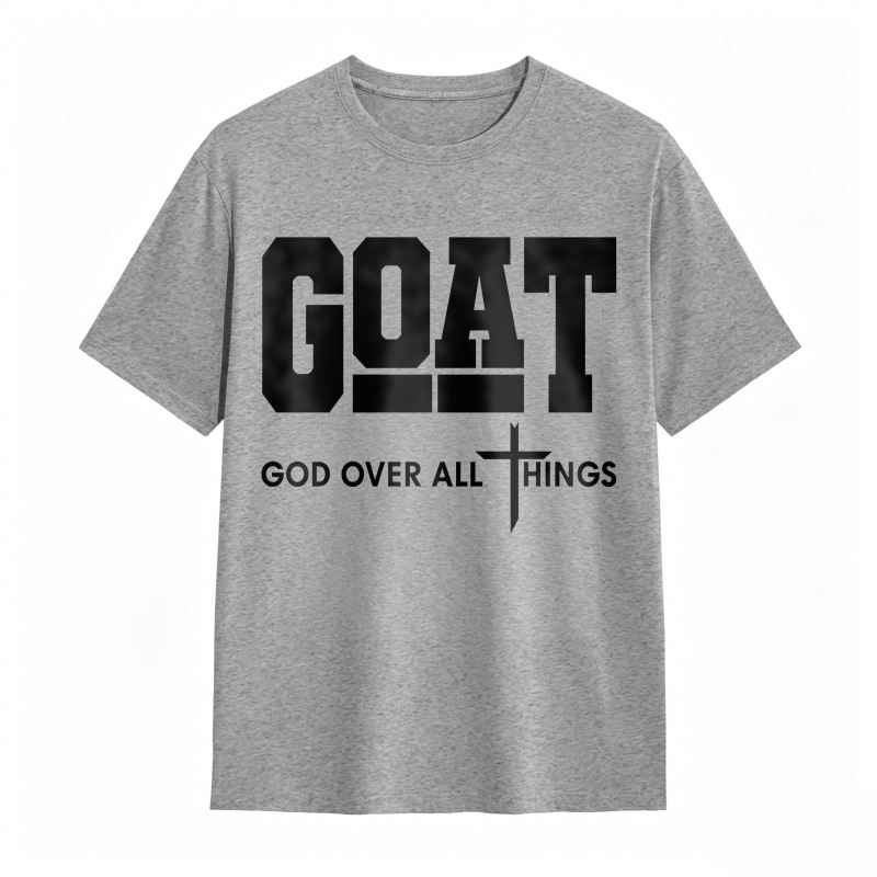 GOAT (“God Over All Things”) graphic T-shirt