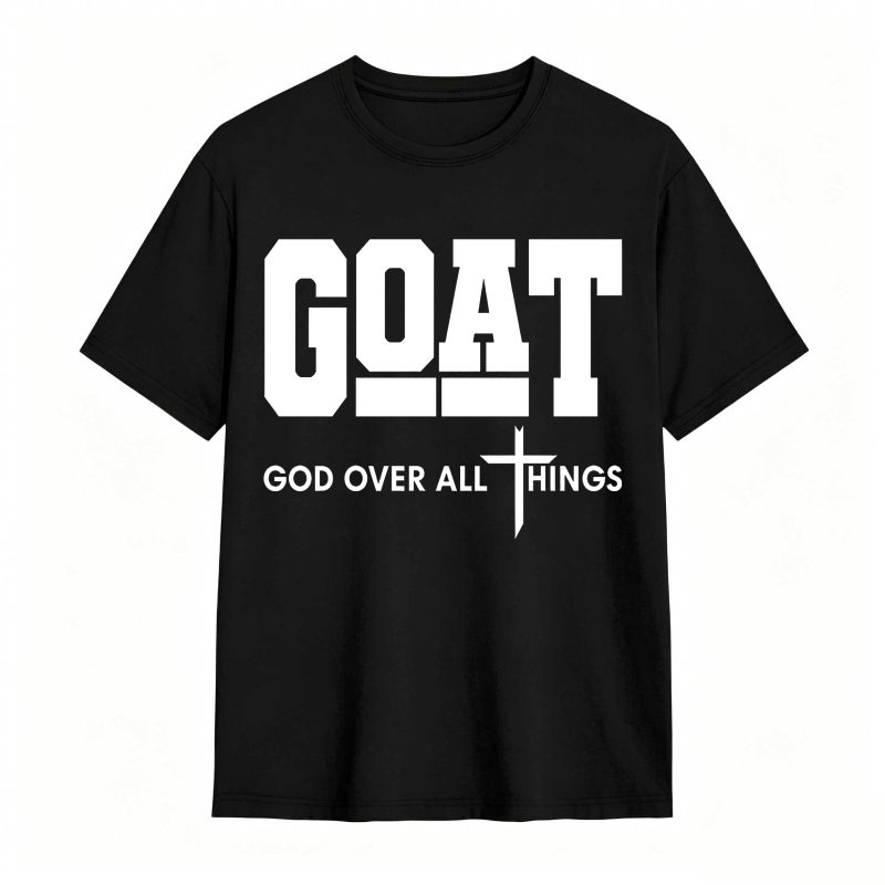 GOAT (“God Over All Things”) graphic T-shirt