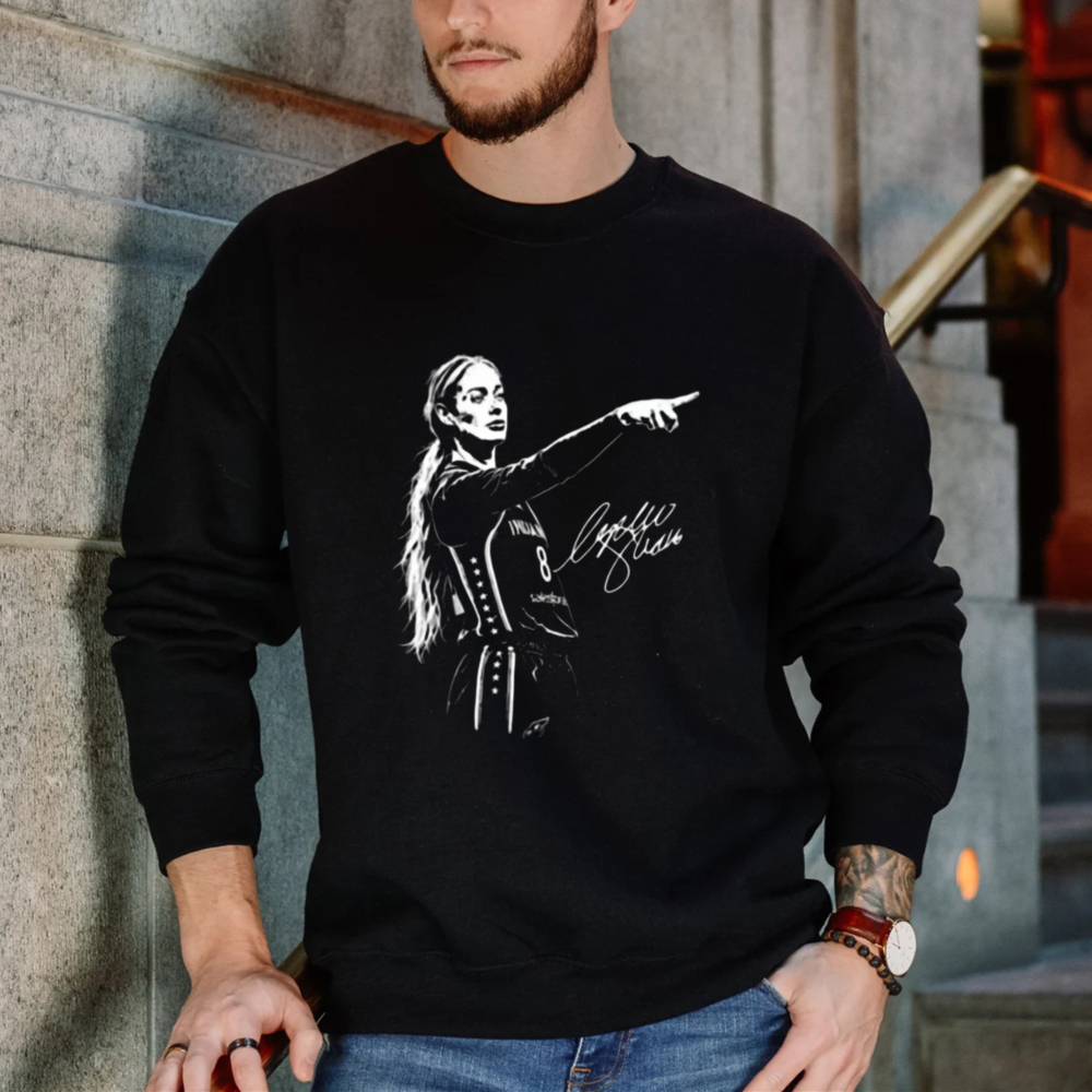 Alexa Bliss Pointing Gesture Signature Graphic Sweatshirt