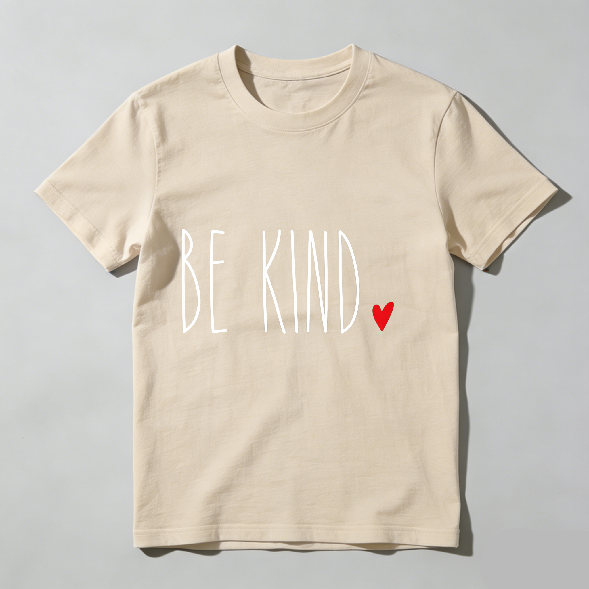 Dorawear™Be Kind With Red Heart Symbol T Shirt-Dorawear