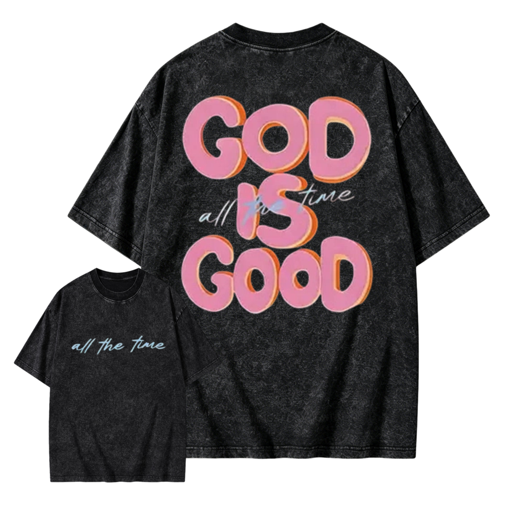 [Copy]  Stay Salty Vintage Wash Tee – Oversized Coastal Girl Shirt