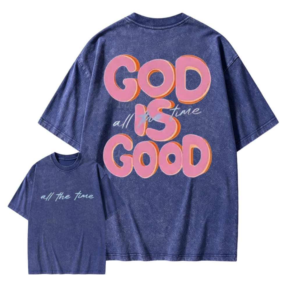 [Copy]  Stay Salty Vintage Wash Tee – Oversized Coastal Girl Shirt