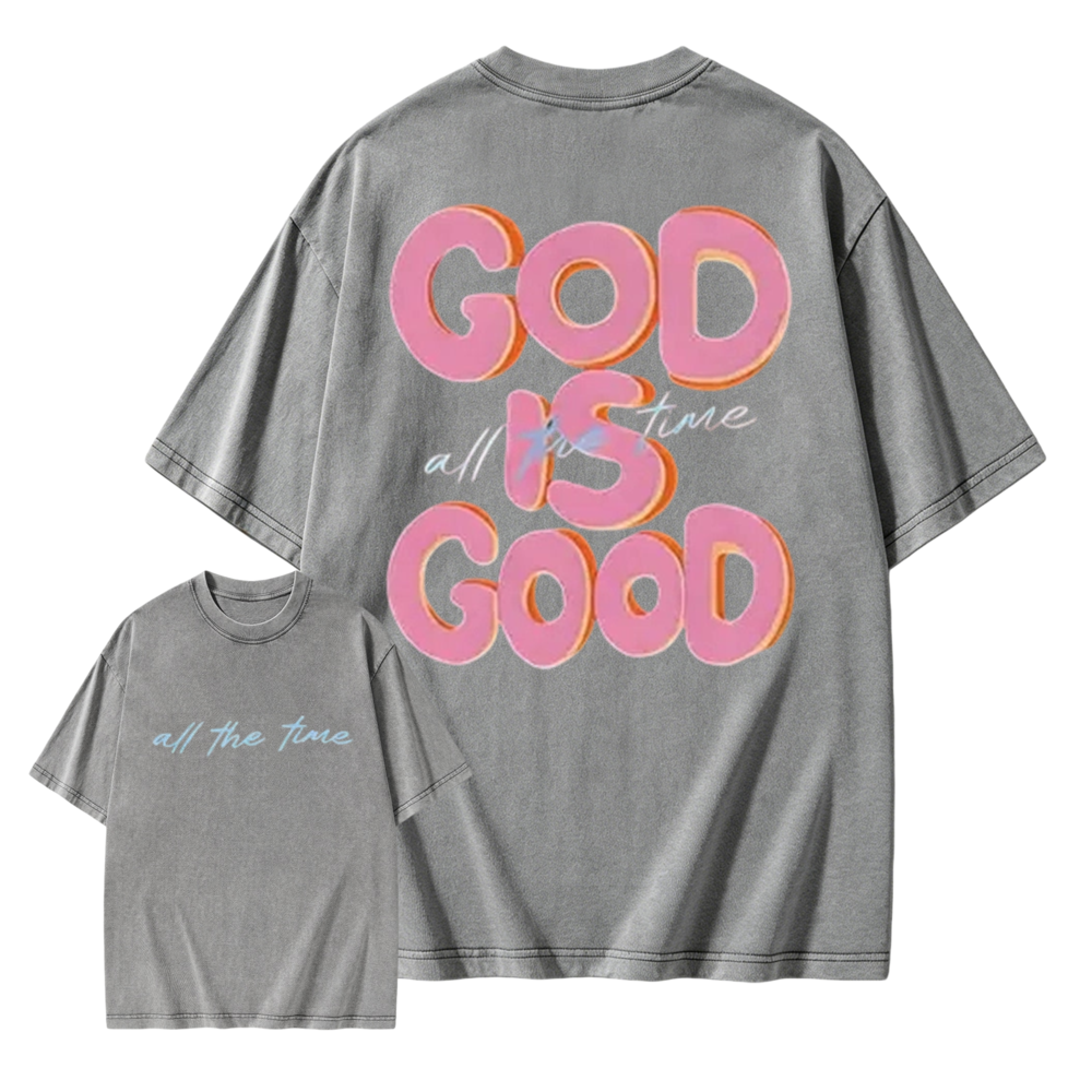 [Copy]  Stay Salty Vintage Wash Tee – Oversized Coastal Girl Shirt