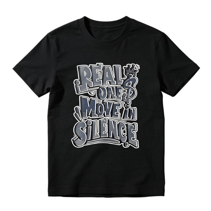 Real One Move In Silence Graphic T-shirt