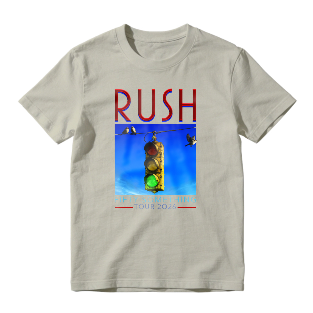 Rush Fifty Something Tour 2026 Traffic Light Graphic T-shirt