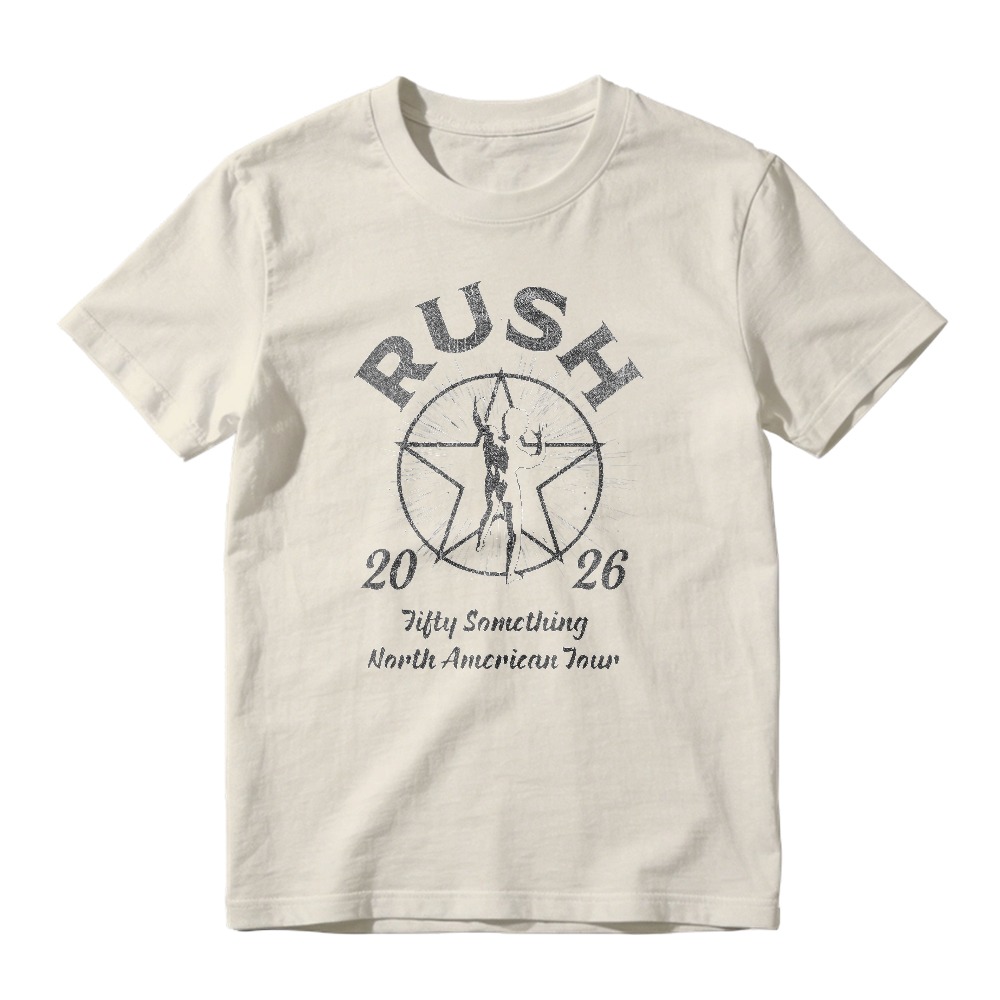 Rush 2026 Fifty Something North American Tour Star Man Graphic T-shirt