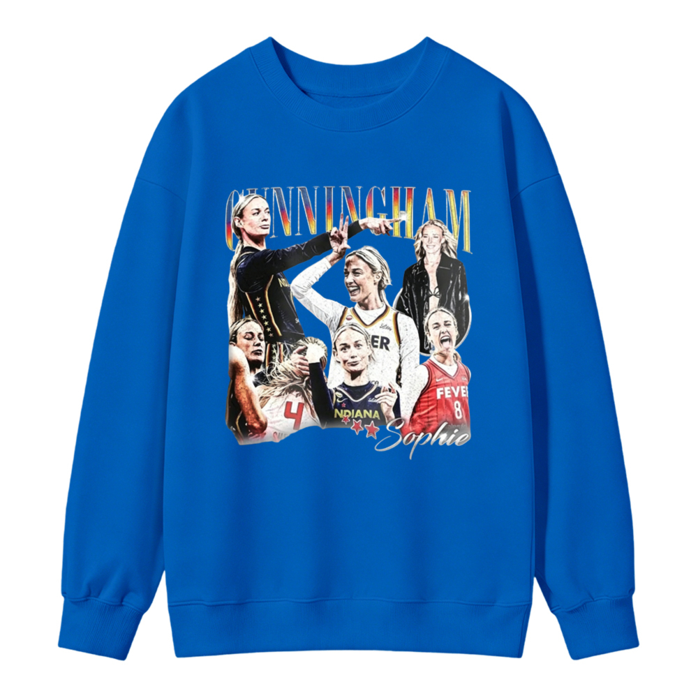Cunningham Sophie Basketball Player Collage Art Sweatshirt