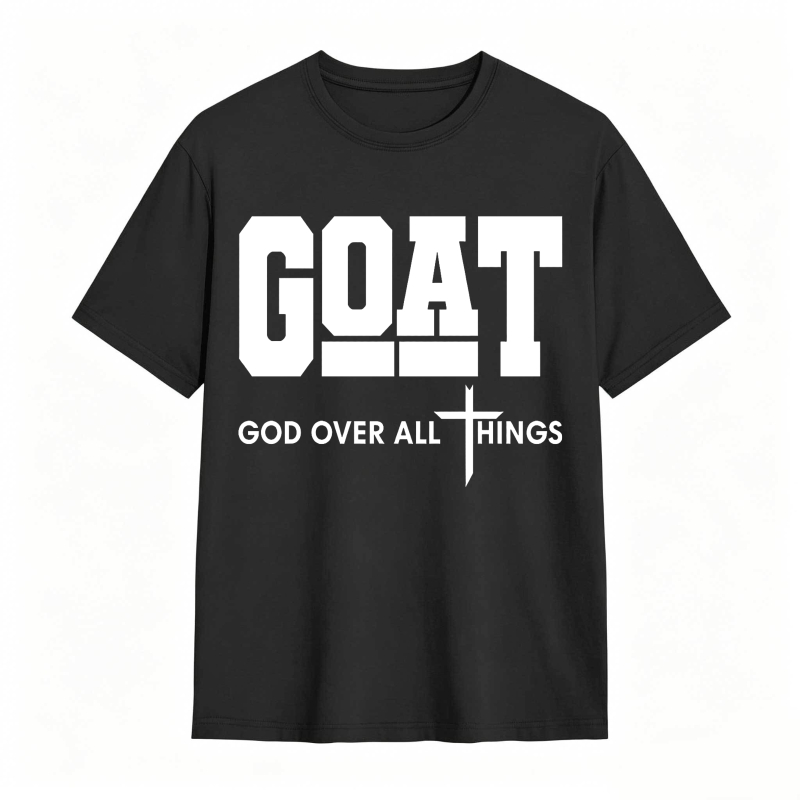 GOAT (“God Over All Things”) graphic T-shirt