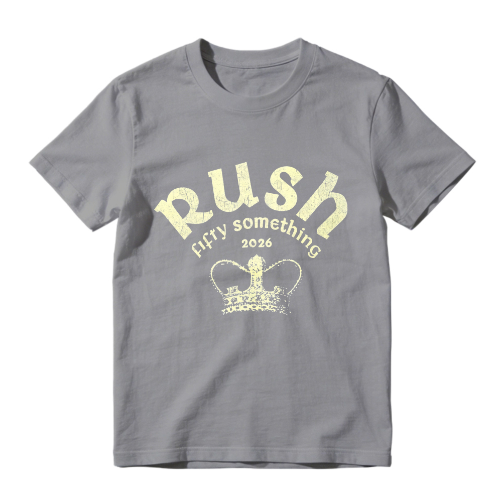 Rush Fifty Something 2026 Crown Graphic T-shirt