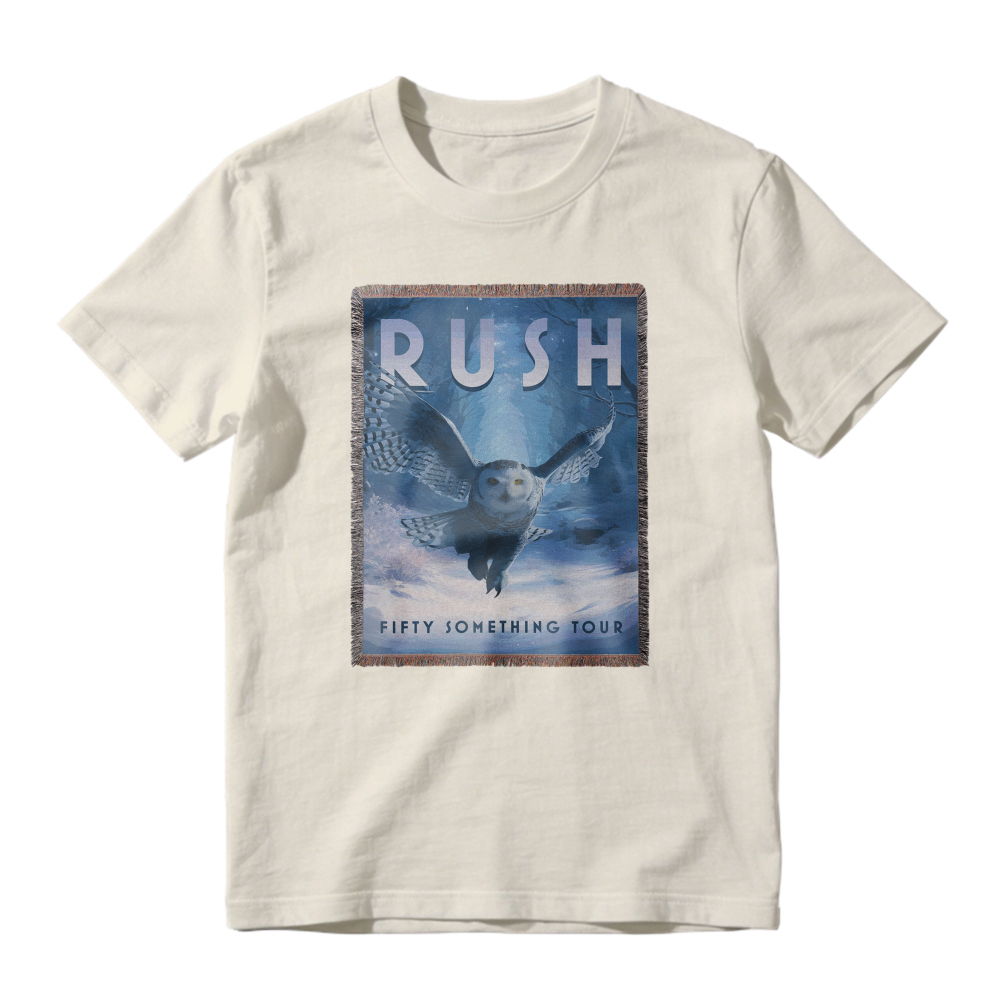 Rush Fifty Something Tour Owl Graphic T-shirt