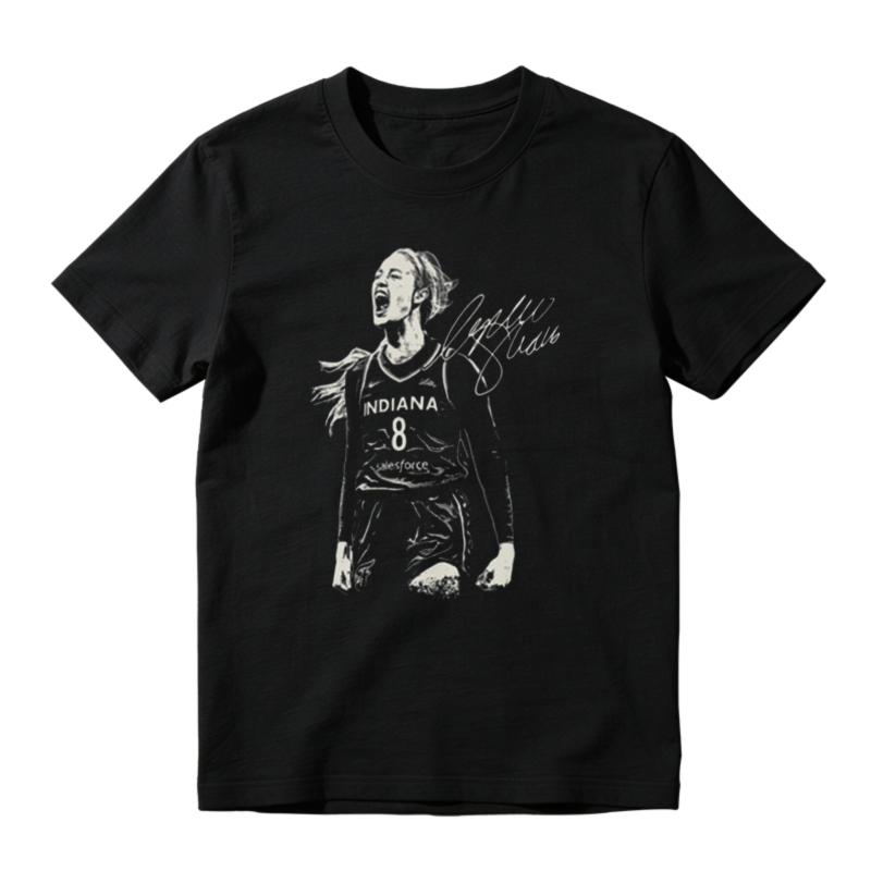 Indiana Basketball Player Number 8 Sketch Art Unisex Classic T-shirt