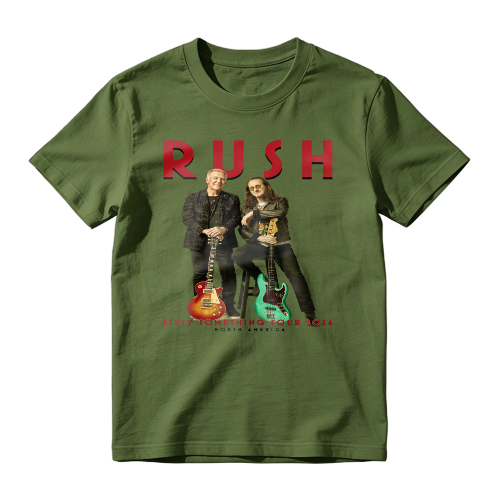 Rush Band Fifty Something Tour 2004 North America Graphic T-shirt