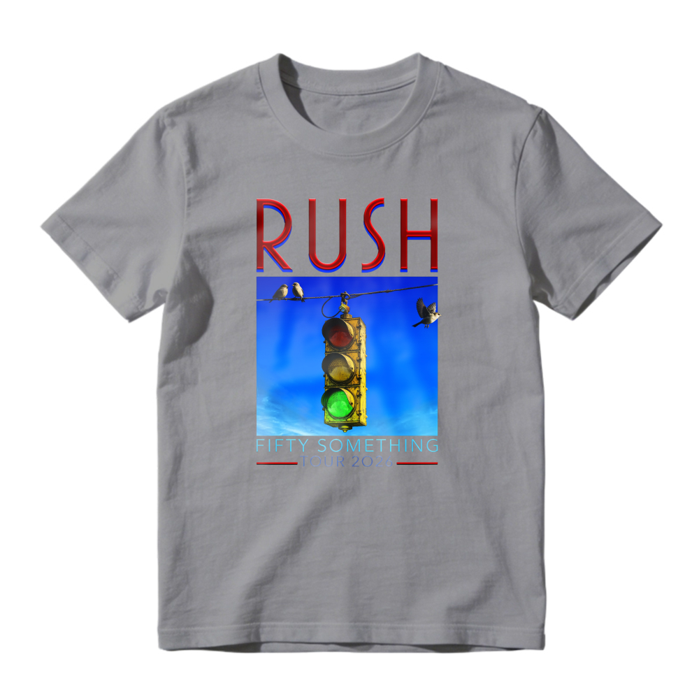 Rush Fifty Something Tour 2026 Traffic Light Graphic T-shirt
