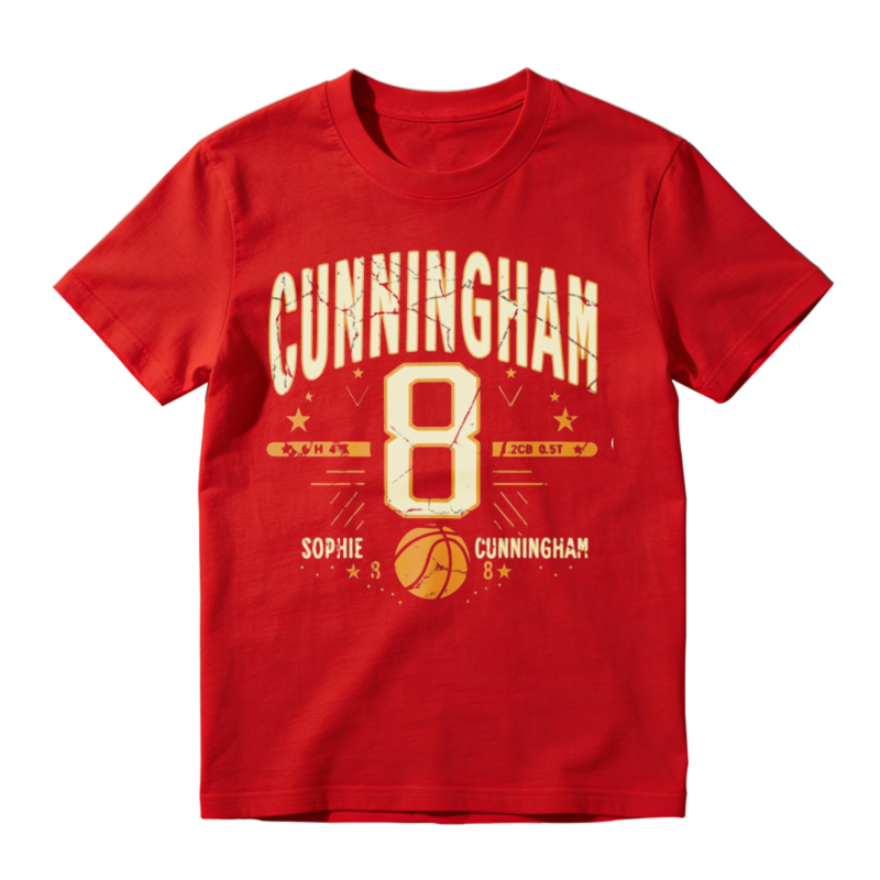 Cunningham Number 8 Basketball Player Name Jersey Style Unisex Classic T-shirt
