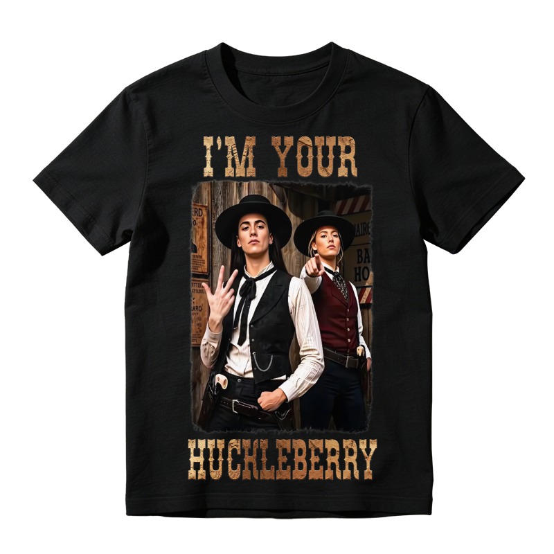 Sophie Cunningham & Caitlin Clark "I'm Your Huckleberry" T-Shirt
