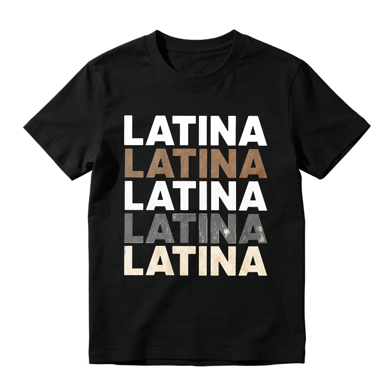Latina Text Design T-shirt