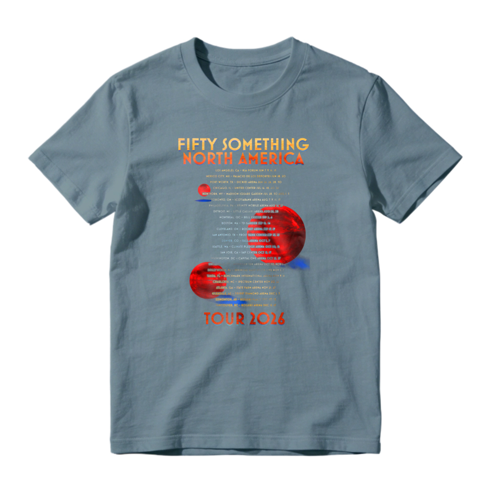 Fifty Something North America Tour 2026 Concert Dates Graphic T-shirt