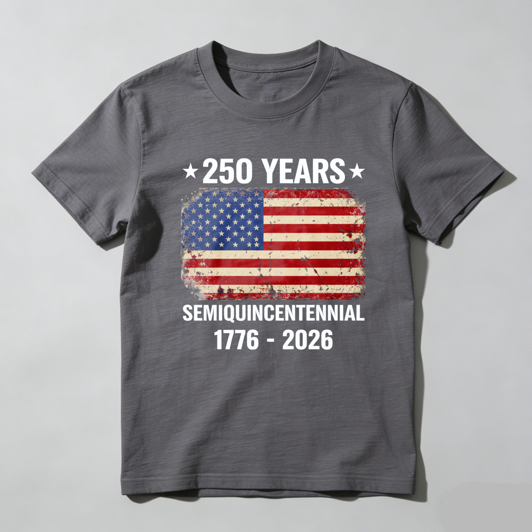 250 Years America Independence Day Semiquincentennial 1776 2026 Usa Flag Patriotic T Shirt
