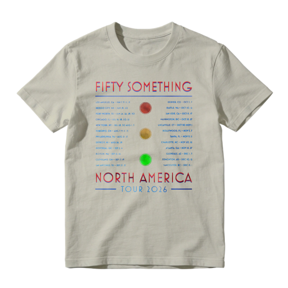 Fifty Something North America Tour 2026 Concert Dates List Graphic T-shirt