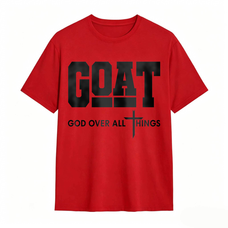 GOAT (“God Over All Things”) graphic T-shirt