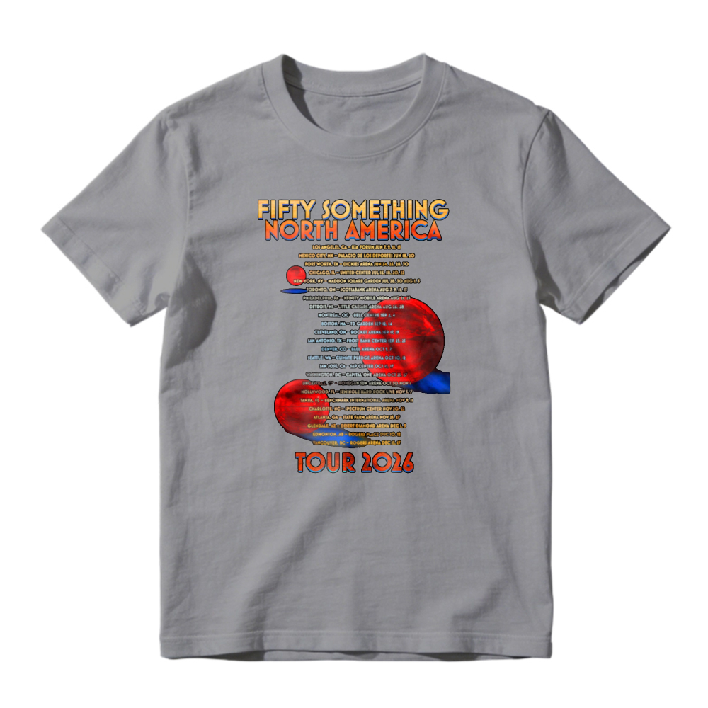 Fifty Something North America Tour 2026 Concert Dates Graphic T-shirt
