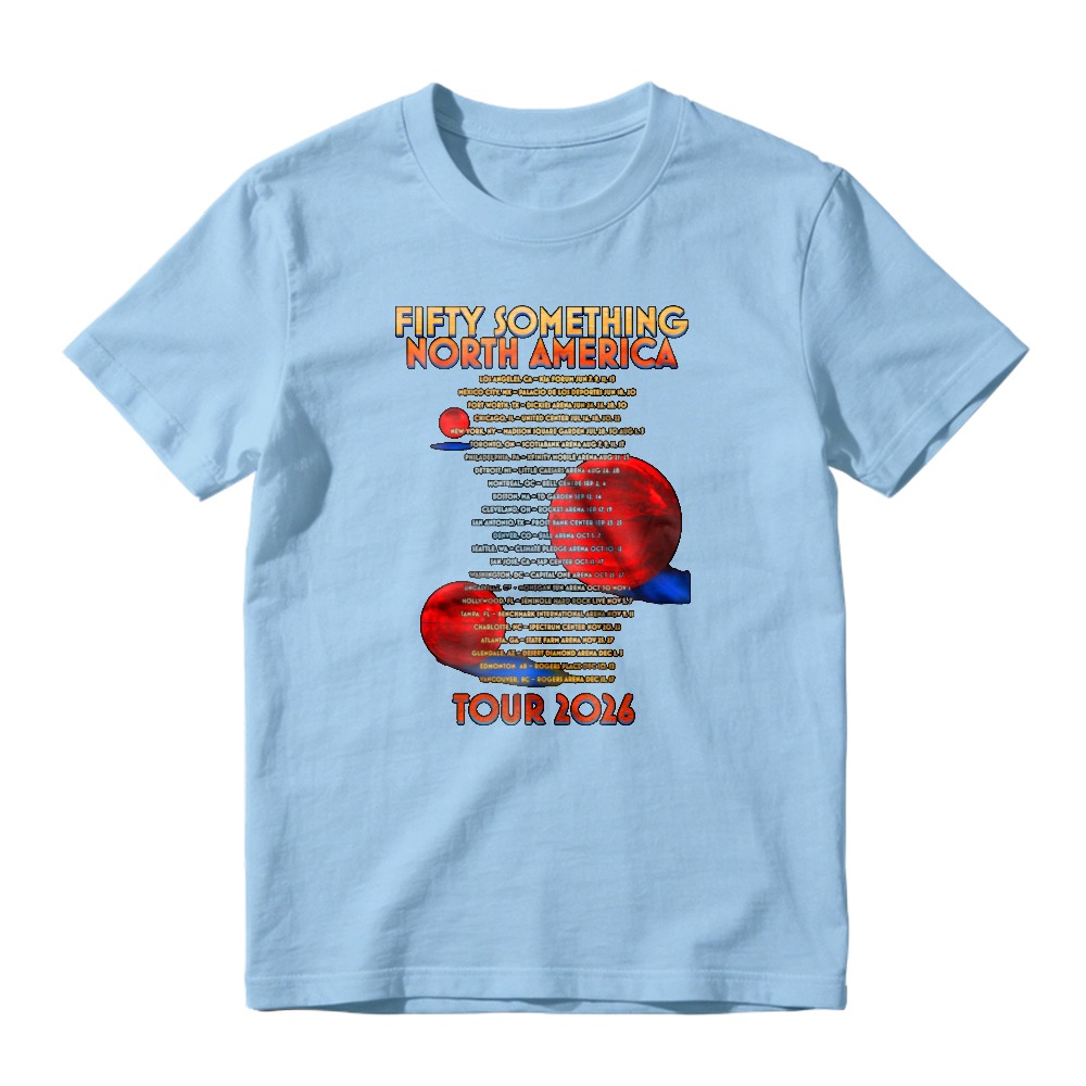 Fifty Something North America Tour 2026 Concert Dates Graphic T-shirt