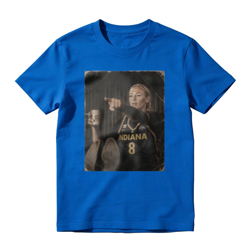 Indiana Basketball Player Pointing Action Art Unisex Classic T-shirt