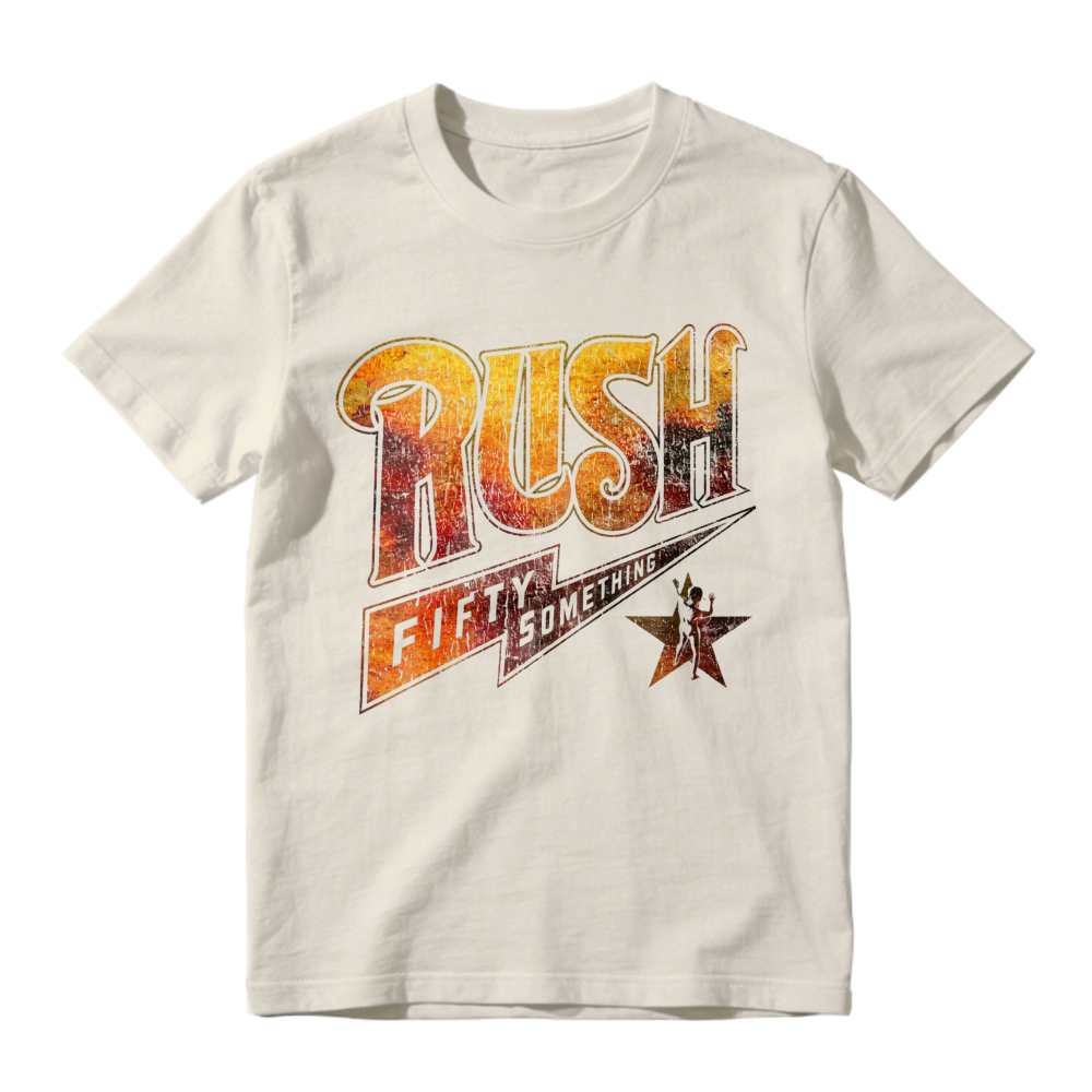 Rush Band Fifty Something Tour Vintage Retro Graphic T-shirt