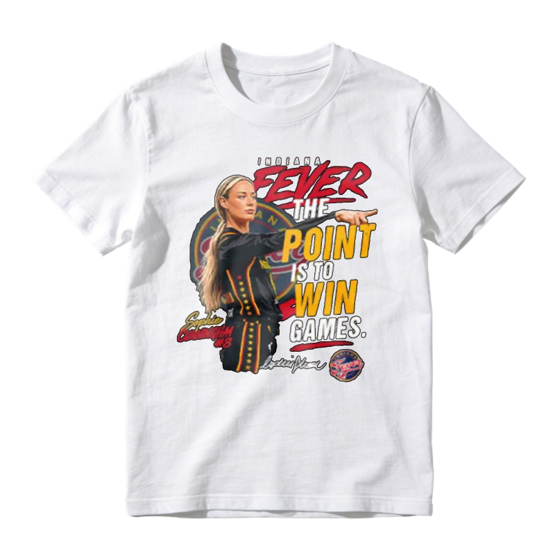 Indiana Fever The Point Is To Win Games Sophie Cunningham Unisex Classic T-shirt