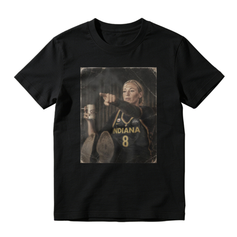 Indiana Basketball Player Pointing Action Art Unisex Classic T-shirt