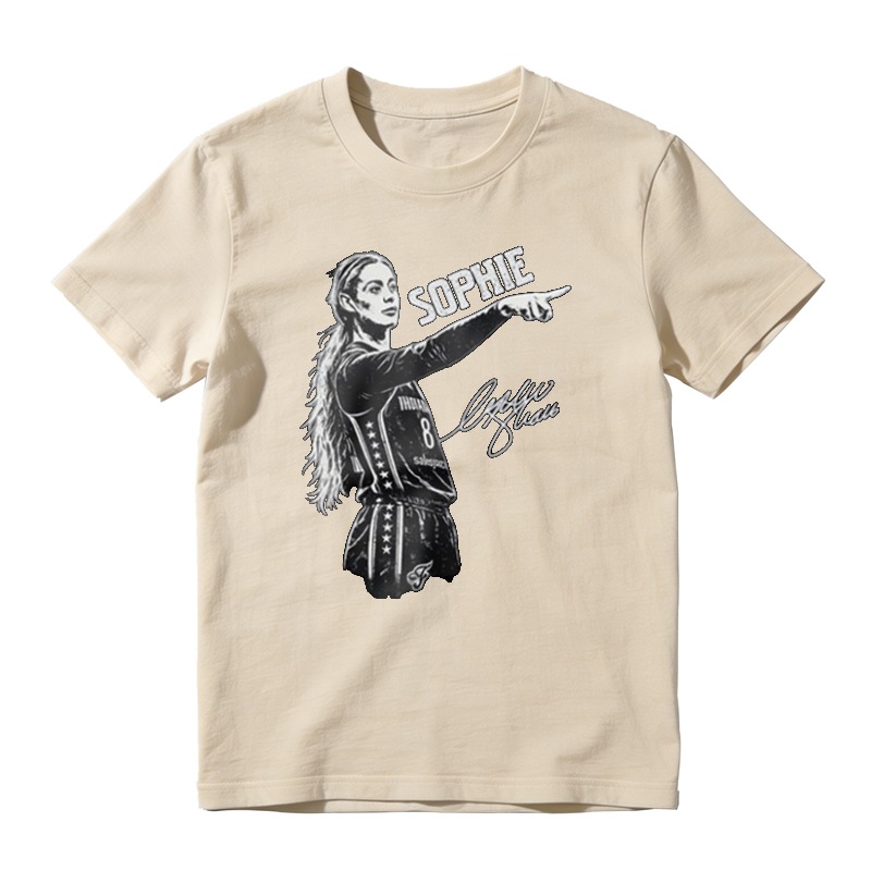 Sophie Cunningham Basketball Player Sketch Art Unisex Classic T-shirt