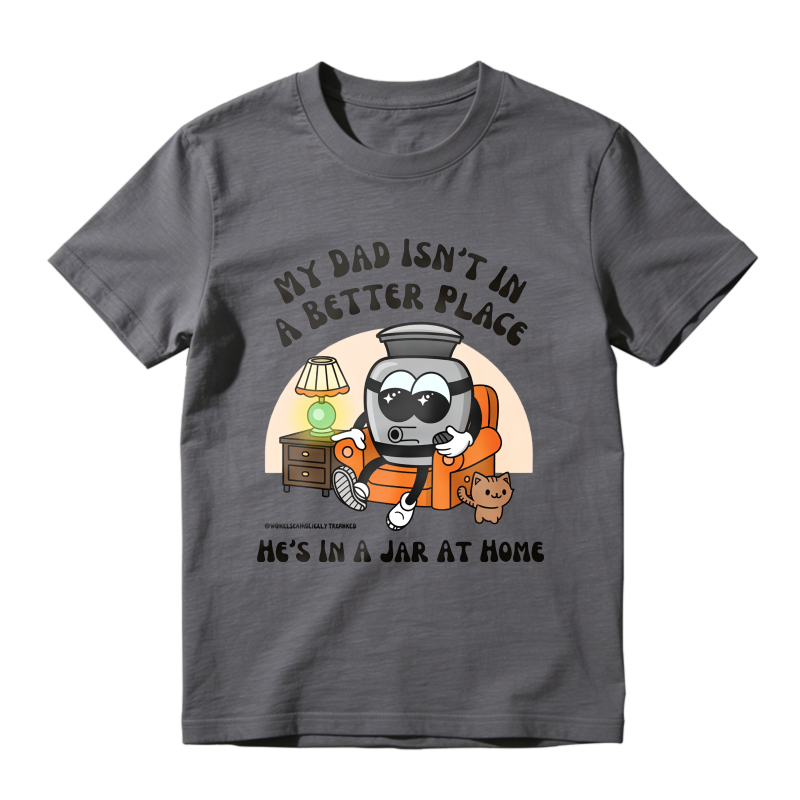 Robot Dad In Jar At Home T-shirt