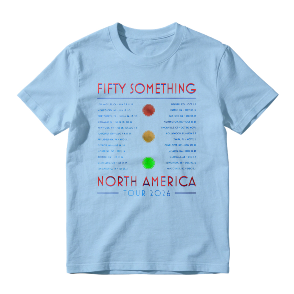 Fifty Something North America Tour 2026 Concert Dates List Graphic T-shirt