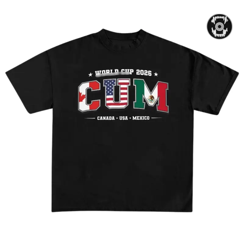 CUM Canada USA Mexico 2026 Shirt, Funny Soccer Fan Tee, Host Nations Graphic T-Shirt, Football Tournament Shirt, Game Day Gift