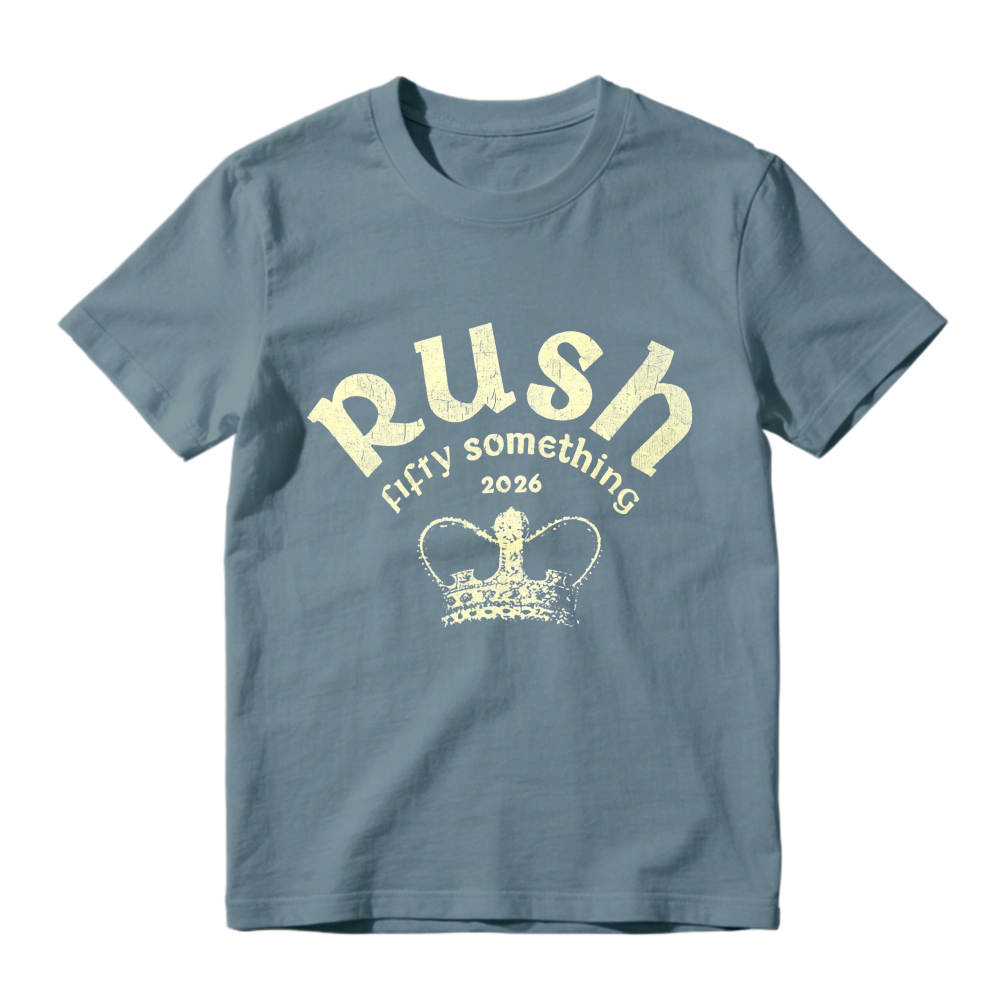 Rush Fifty Something 2026 Crown Graphic T-shirt