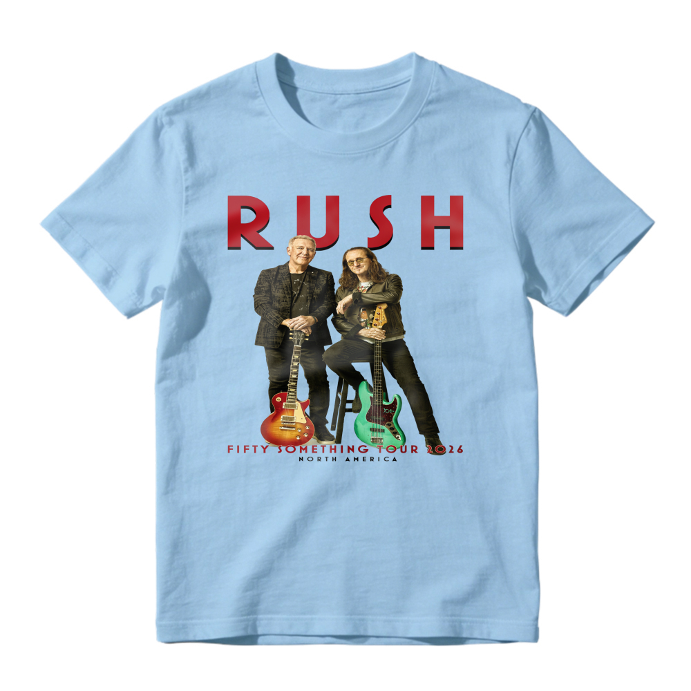 Rush Band Fifty Something Tour 2004 North America Graphic T-shirt