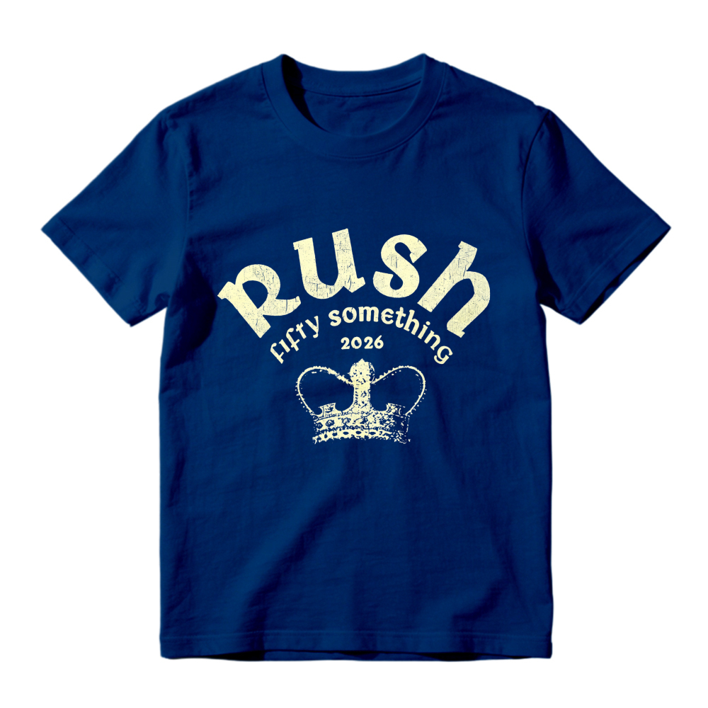 Rush Fifty Something 2026 Crown Graphic T-shirt