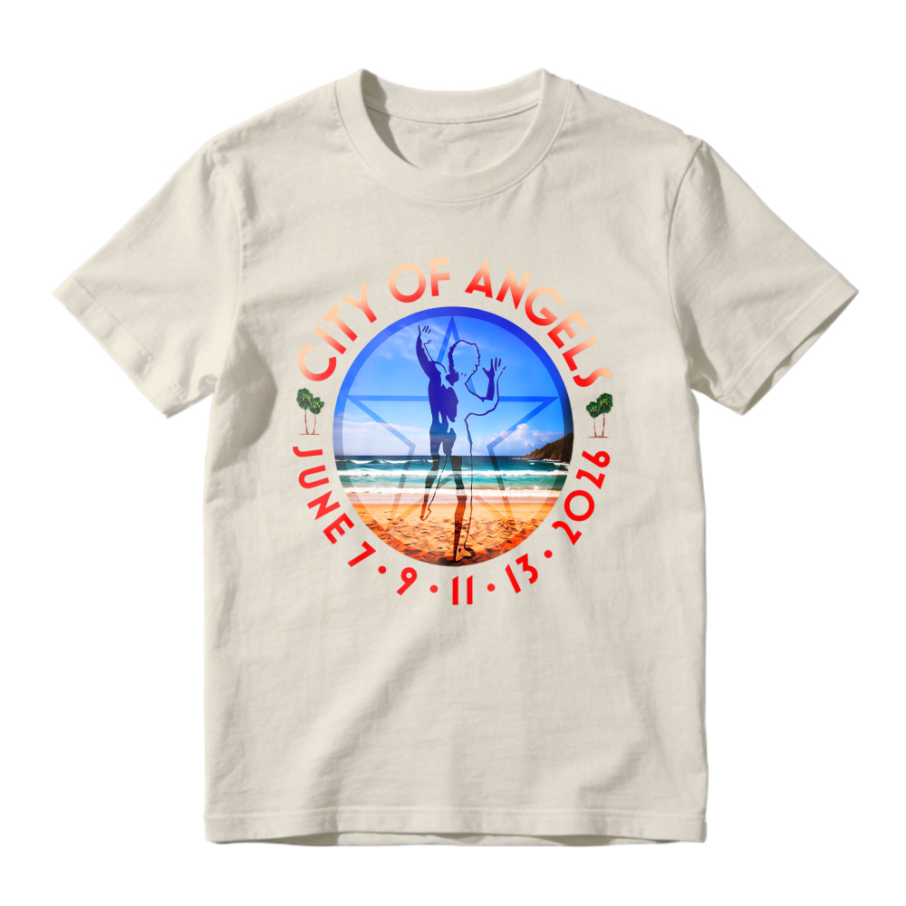 City Of Angels Beach Volleyball Graphic T-shirt