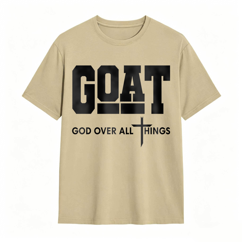GOAT (“God Over All Things”) graphic T-shirt