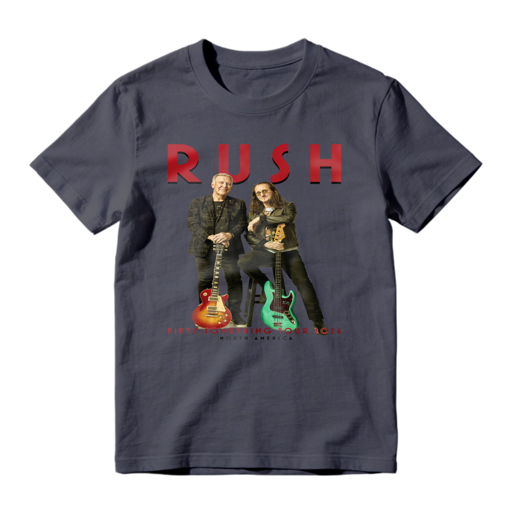 Rush Band Fifty Something Tour 2004 North America Graphic T-shirt