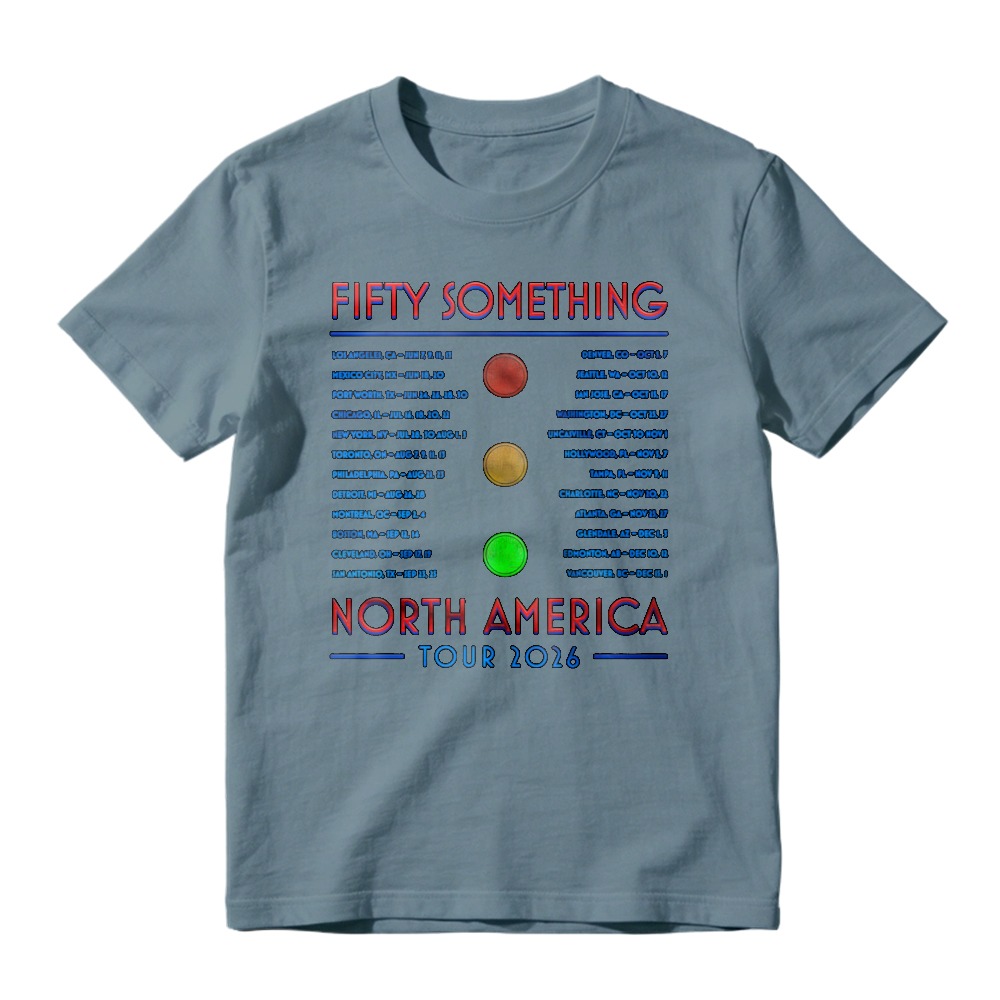 Fifty Something North America Tour 2026 Concert Dates List Graphic T-shirt