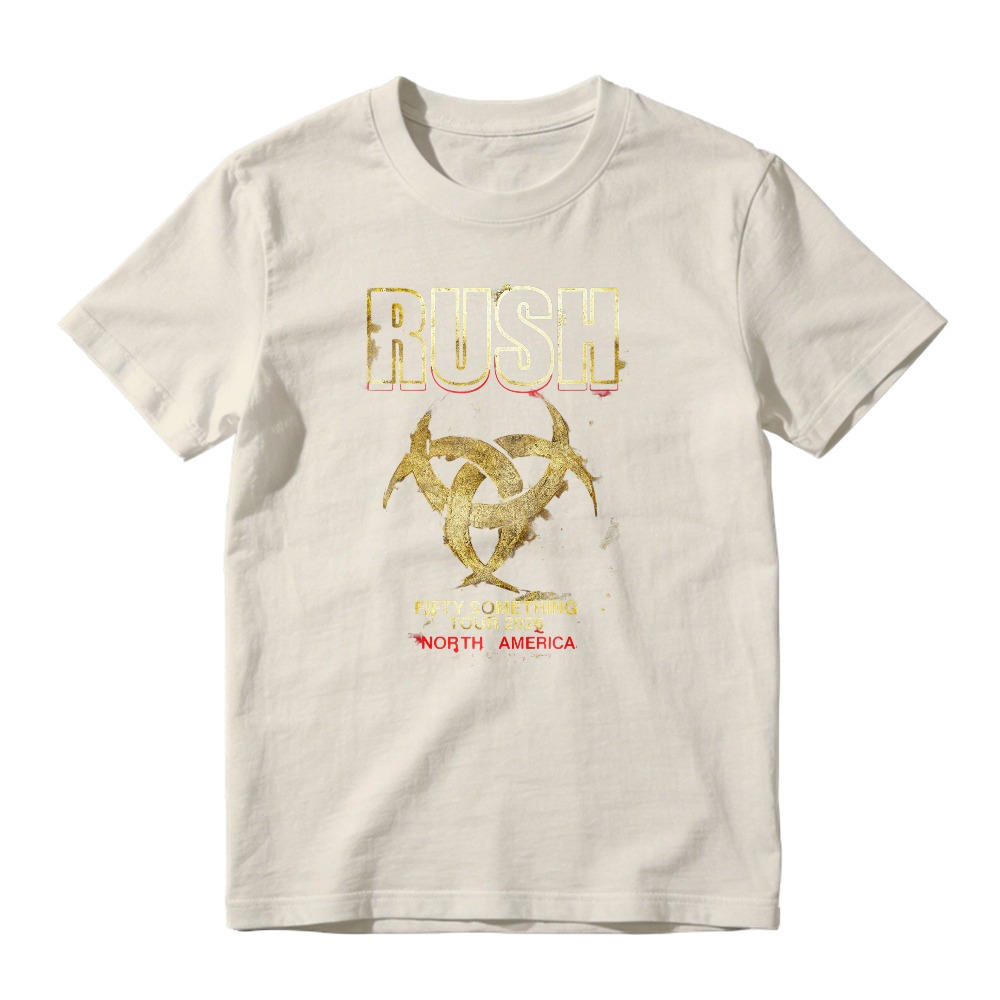 Rush Fifty Something Tour 2015 North America Band Logo Graphic T-shirt