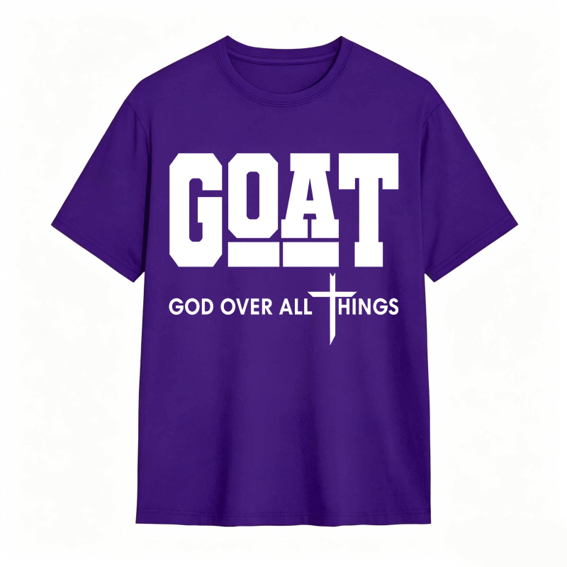 GOAT (“God Over All Things”) graphic T-shirt