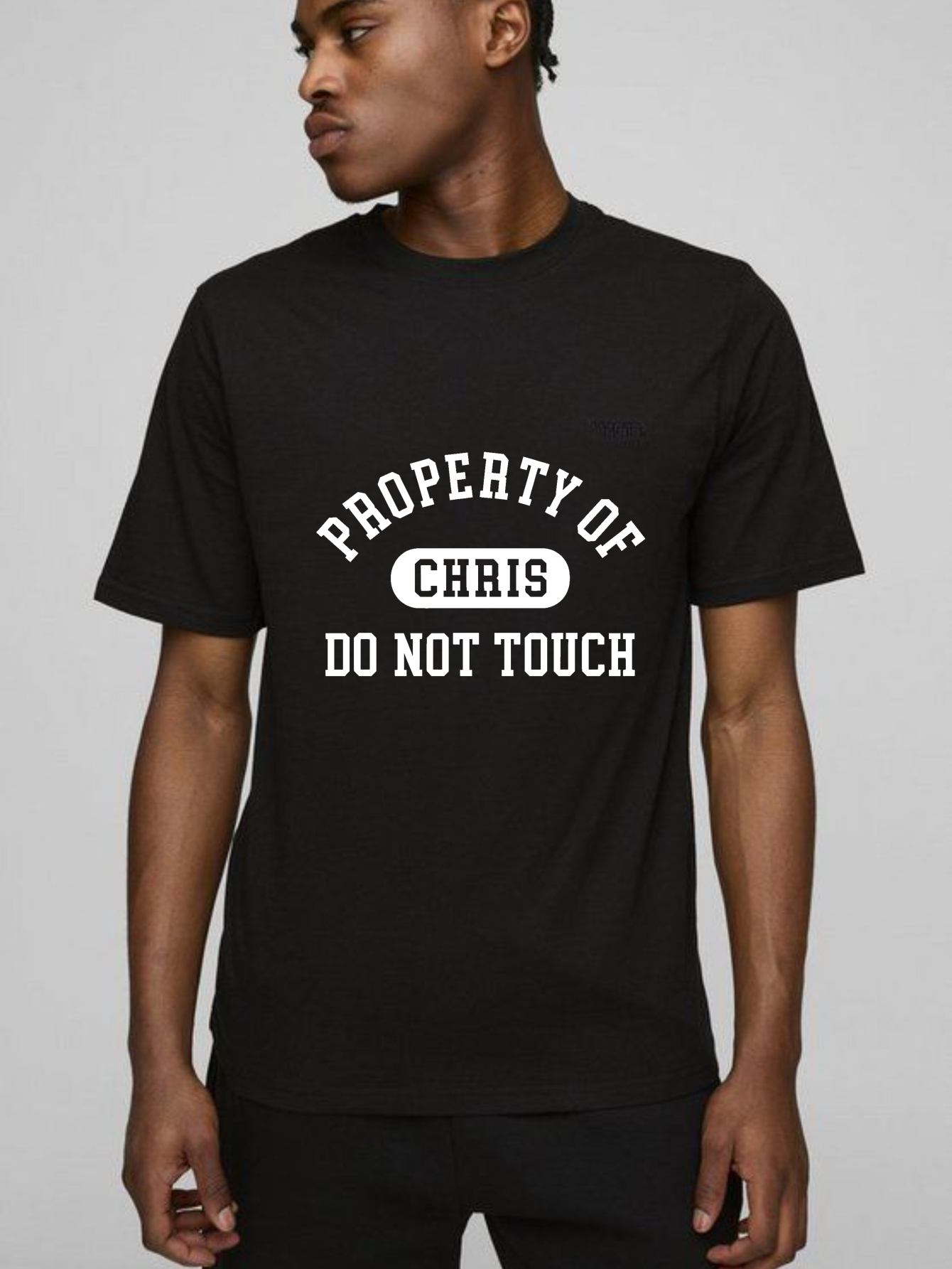 Dorawear™  Property Of Chris Do Not Touch T Shirt