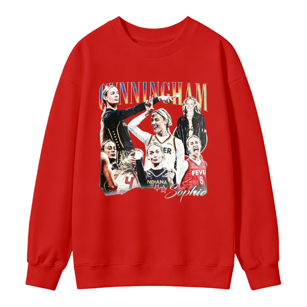 Cunningham Sophie Basketball Player Collage Art Sweatshirt